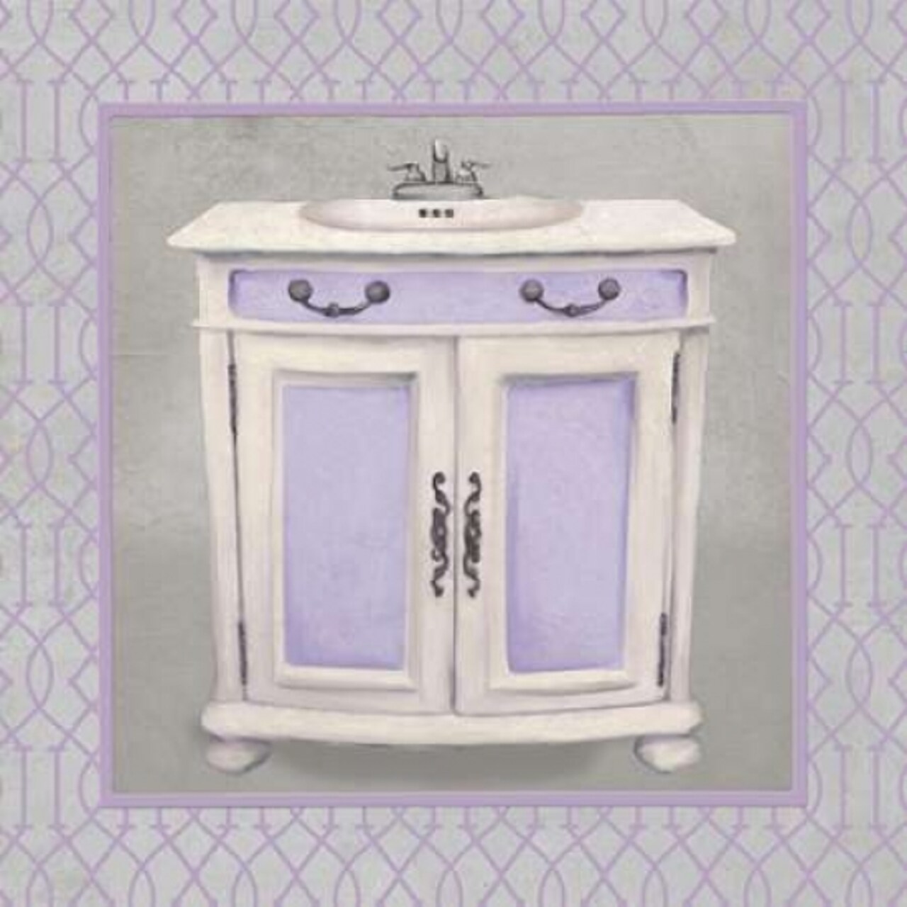 Lavender Bathroom II Poster Print by Elizabeth Medley - Item # VARPDX9258LB